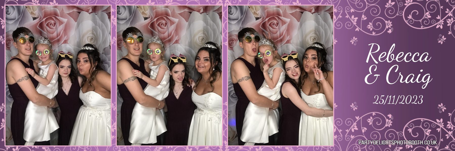 Rebecca and Craig’s wedding | View more photos from the event at gallery.partydelightsphotobooth.co.uk/u/PartyDelightsPhotoBooth/Rebecca-and-Craig’s-wedding
