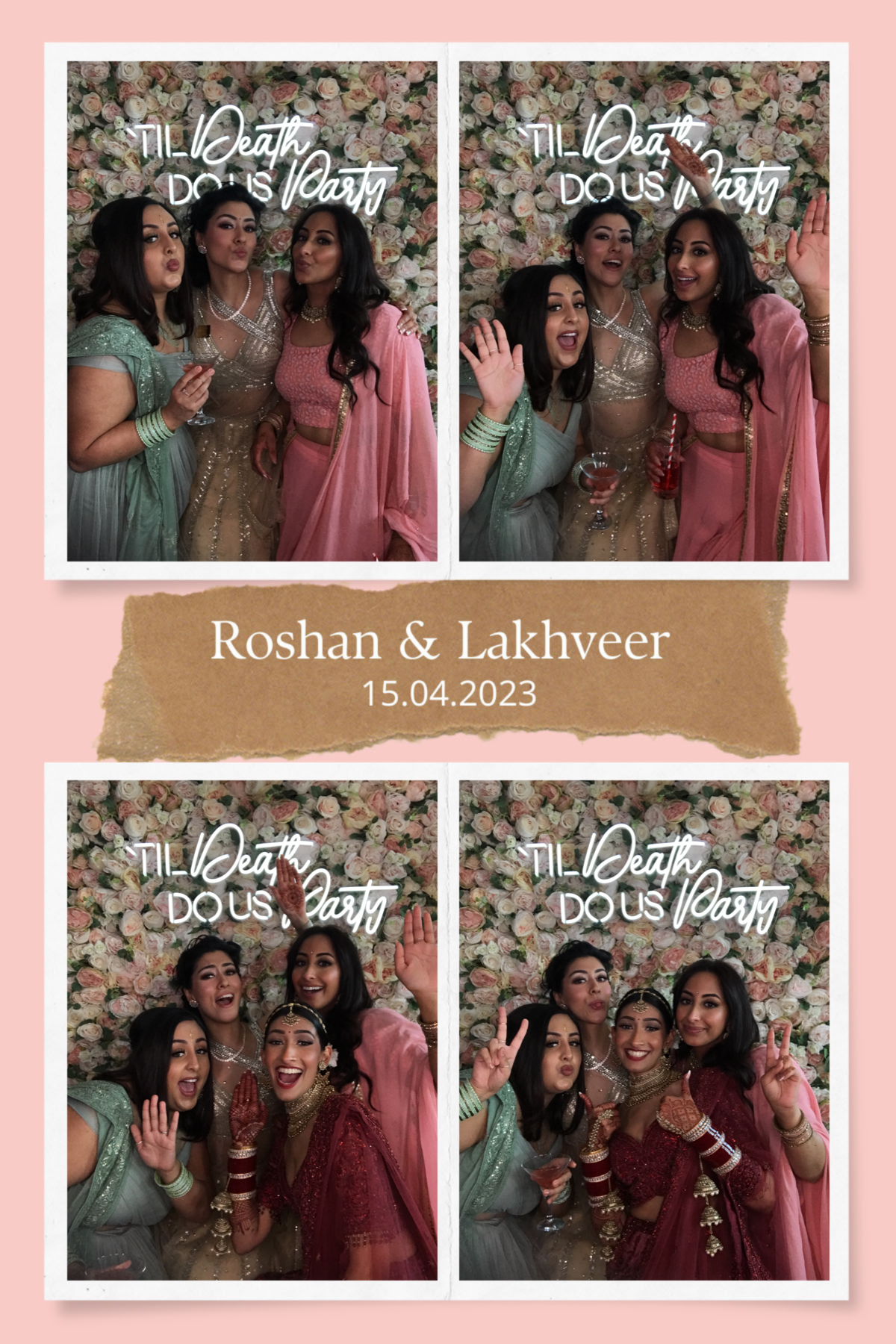 Roshan and Lakhveer's wedding | View more photos from the event at gallery.partydelightsphotobooth.co.uk/u/PartyDelightsPhotoBooth/Roshan-and-Lakhveers-wedding
