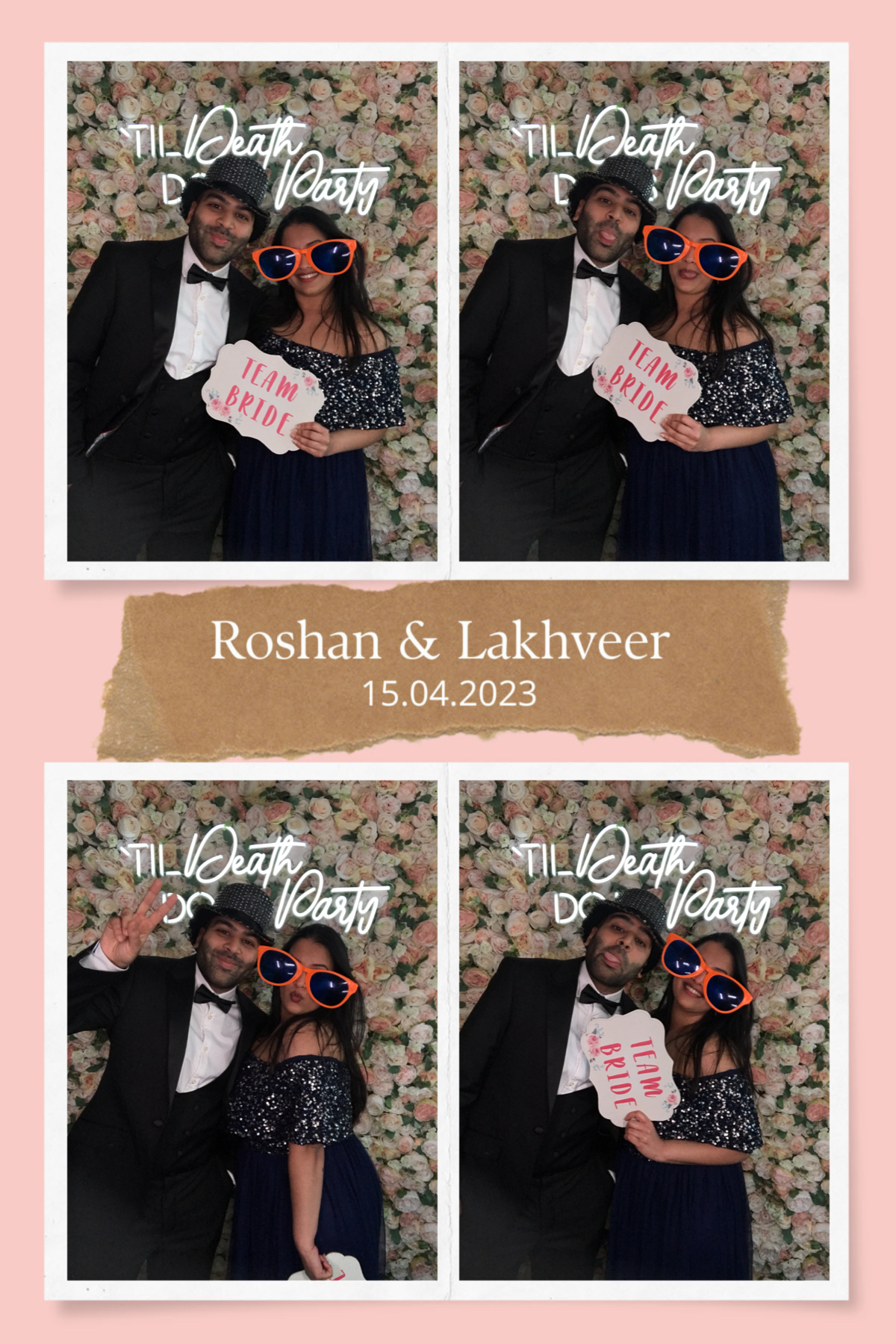 Roshan and Lakhveer's wedding | View more photos from the event at gallery.partydelightsphotobooth.co.uk/u/PartyDelightsPhotoBooth/Roshan-and-Lakhveers-wedding