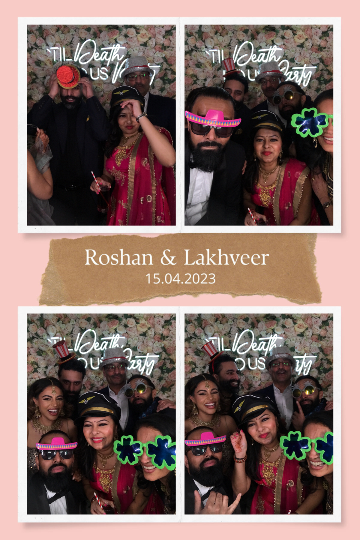 Roshan and Lakhveer's wedding | View more photos from the event at gallery.partydelightsphotobooth.co.uk/u/PartyDelightsPhotoBooth/Roshan-and-Lakhveers-wedding