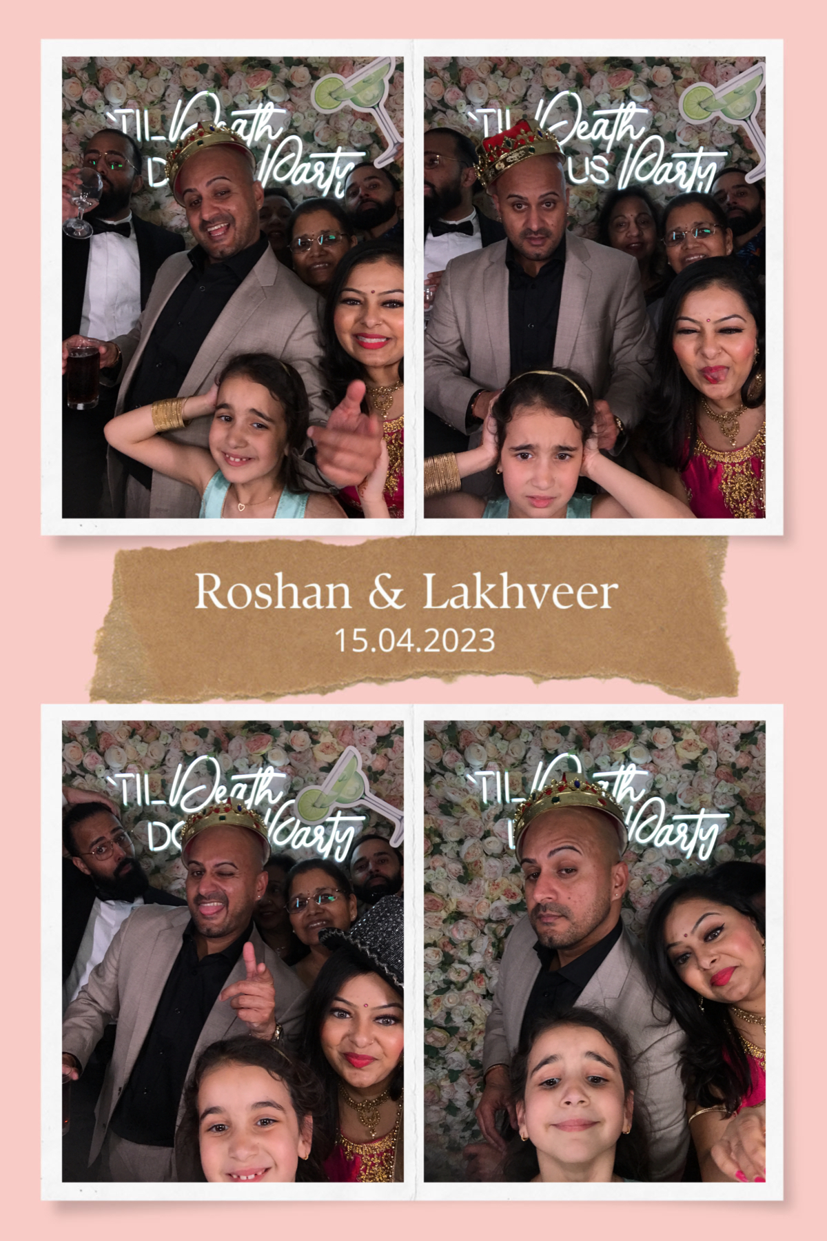 Roshan and Lakhveer's wedding | View more photos from the event at gallery.partydelightsphotobooth.co.uk/u/PartyDelightsPhotoBooth/Roshan-and-Lakhveers-wedding
