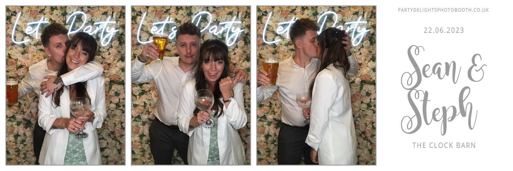 Sean & Steph’s Wedding | View more photos from the event at gallery.partydelightsphotobooth.co.uk/u/PartyDelightsPhotoBooth/Sean-Steph’s-Wedding
