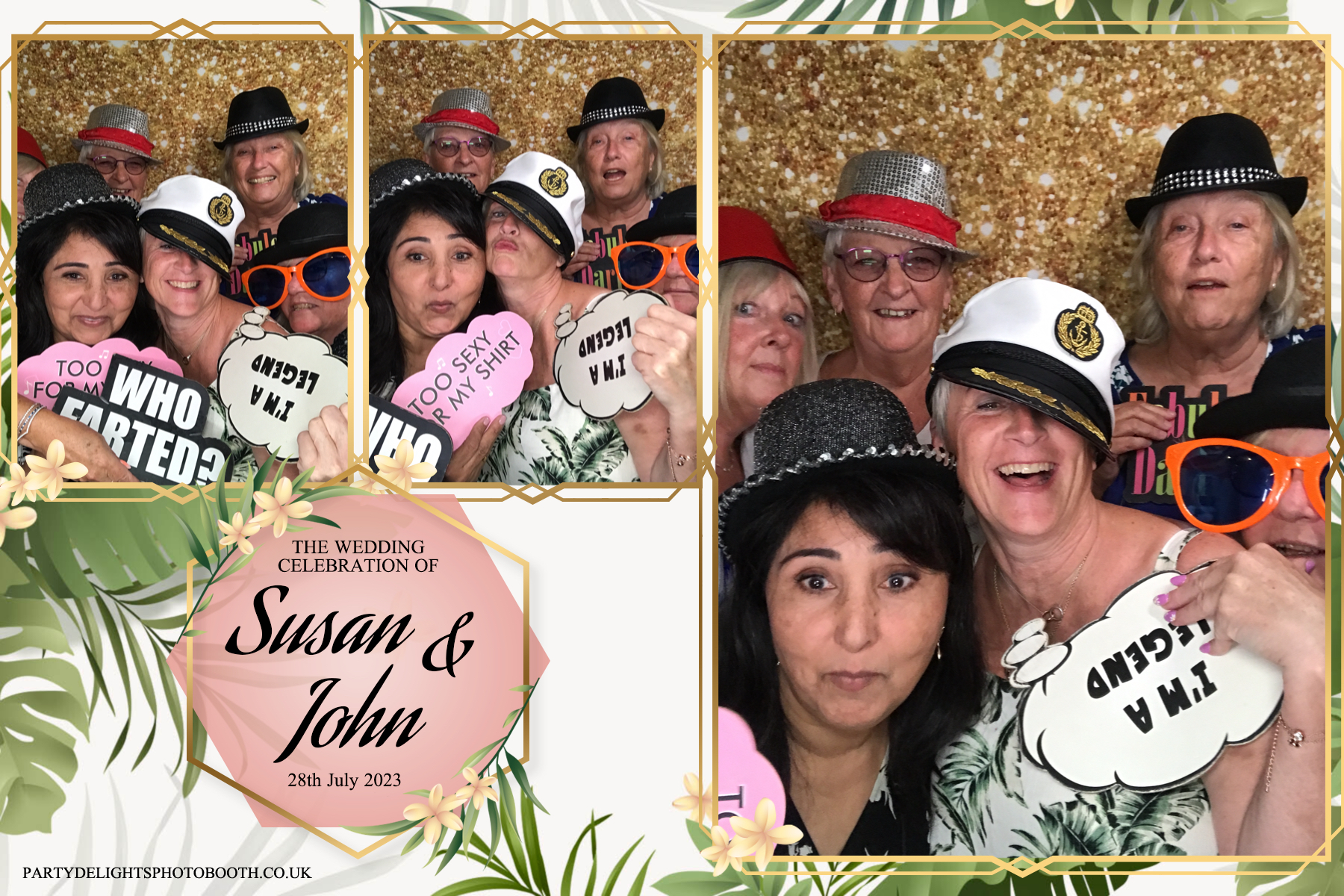Susan and John's Wedding celebration party | View more photos from the event at gallery.partydelightsphotobooth.co.uk/u/PartyDelightsPhotoBooth/Susan-and-Johns-Wedding-celebration-party