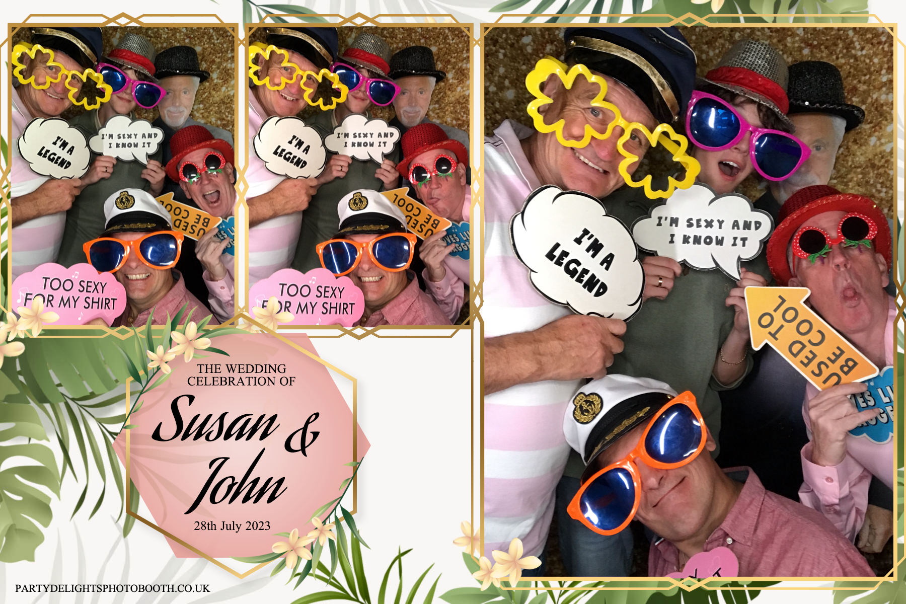 Susan and John's Wedding celebration party | View more photos from the event at gallery.partydelightsphotobooth.co.uk/u/PartyDelightsPhotoBooth/Susan-and-Johns-Wedding-celebration-party