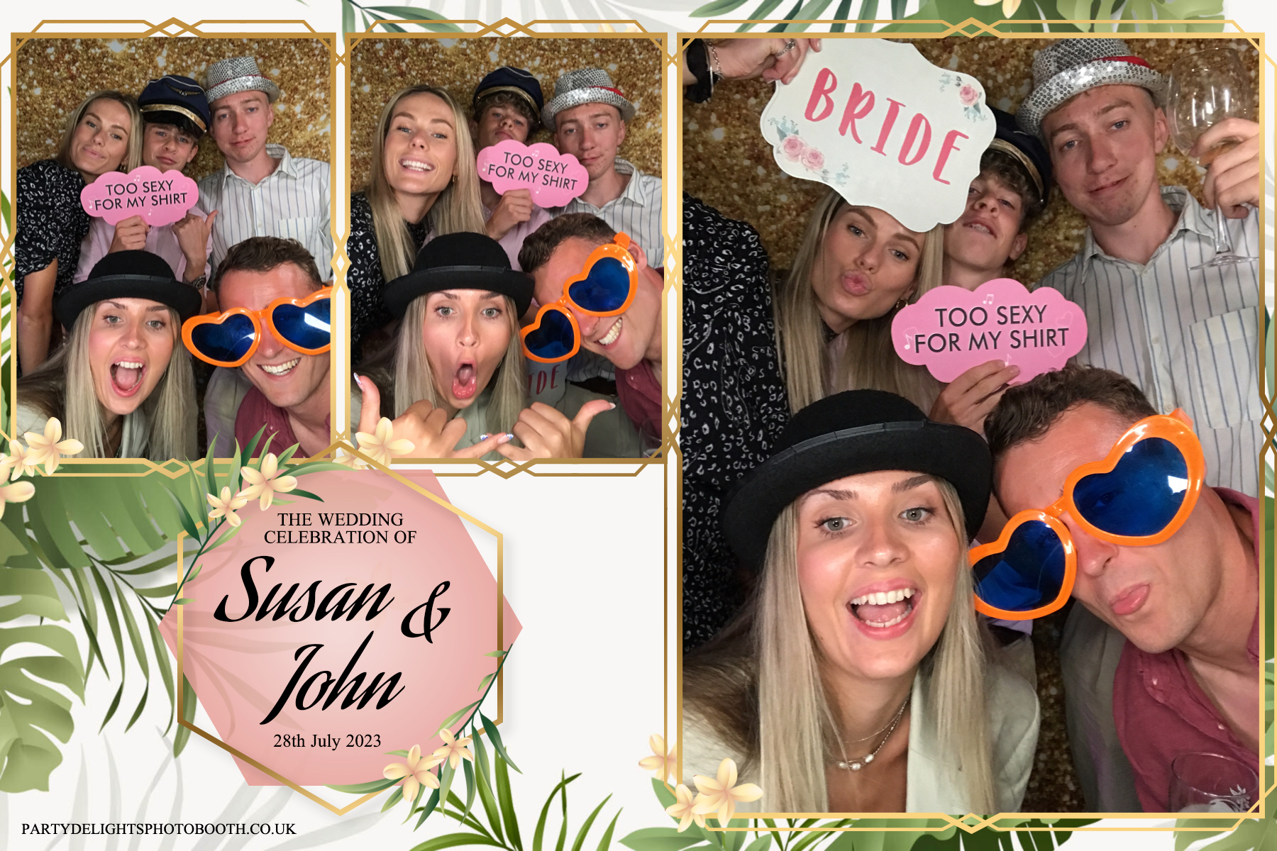 Susan and John's Wedding celebration party | View more photos from the event at gallery.partydelightsphotobooth.co.uk/u/PartyDelightsPhotoBooth/Susan-and-Johns-Wedding-celebration-party
