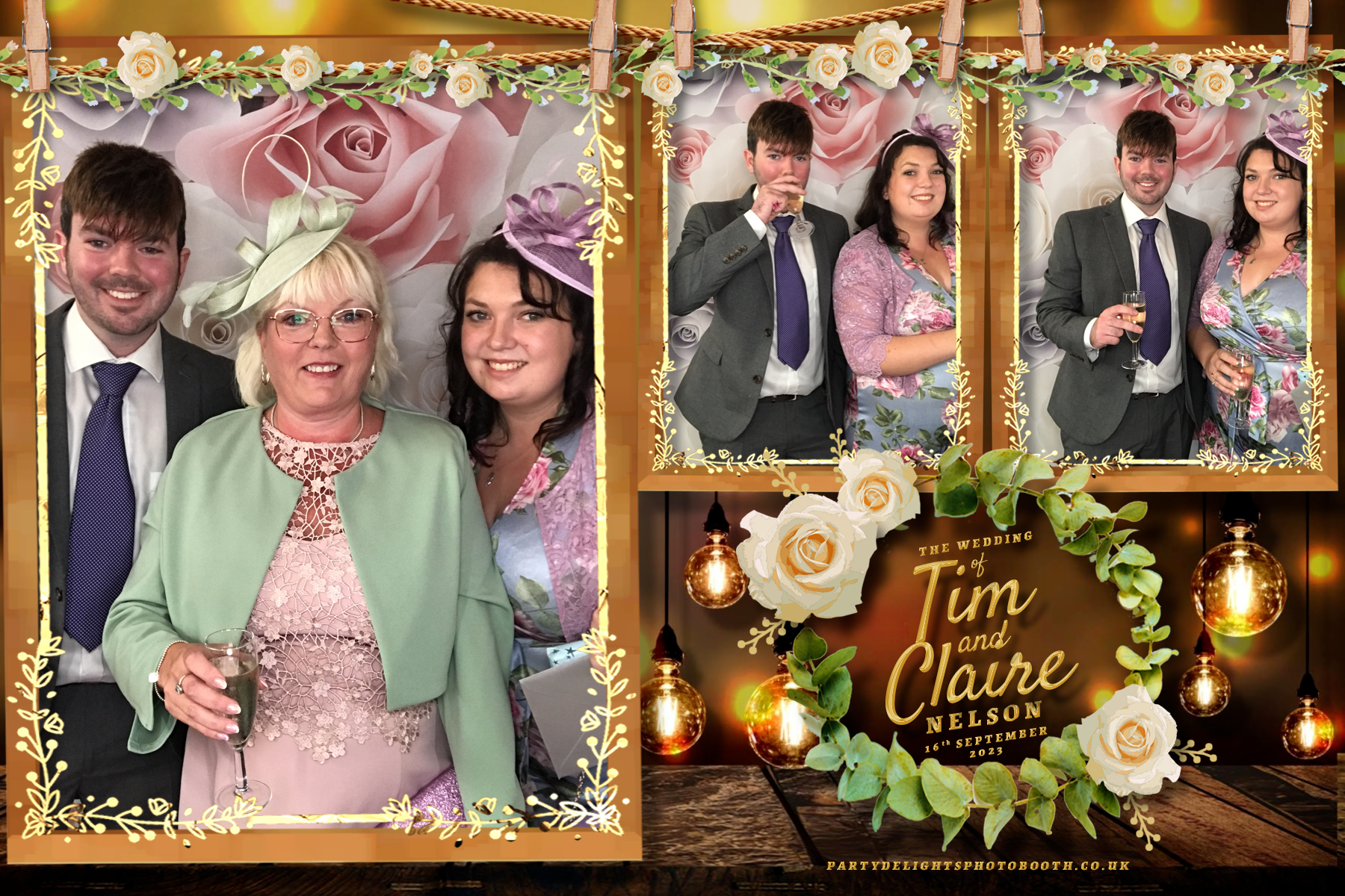 Tim & Claire’s wedding | View more photos from the event at gallery.partydelightsphotobooth.co.uk/u/PartyDelightsPhotoBooth/Tim-Claire’s-wedding