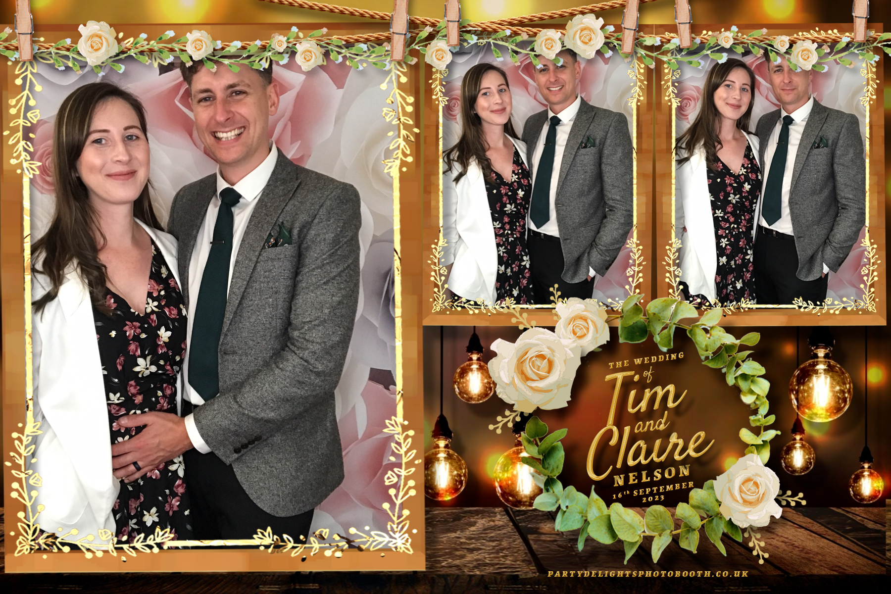 Tim & Claire’s wedding | View more photos from the event at gallery.partydelightsphotobooth.co.uk/u/PartyDelightsPhotoBooth/Tim-Claire’s-wedding
