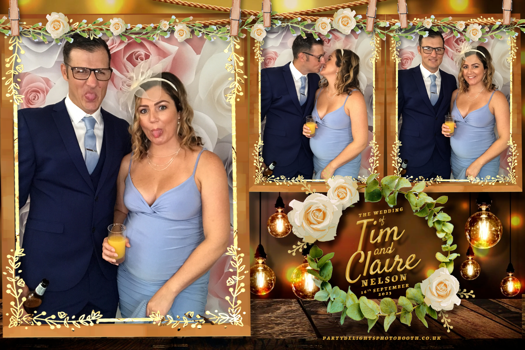 Tim & Claire’s wedding | View more photos from the event at gallery.partydelightsphotobooth.co.uk/u/PartyDelightsPhotoBooth/Tim-Claire’s-wedding