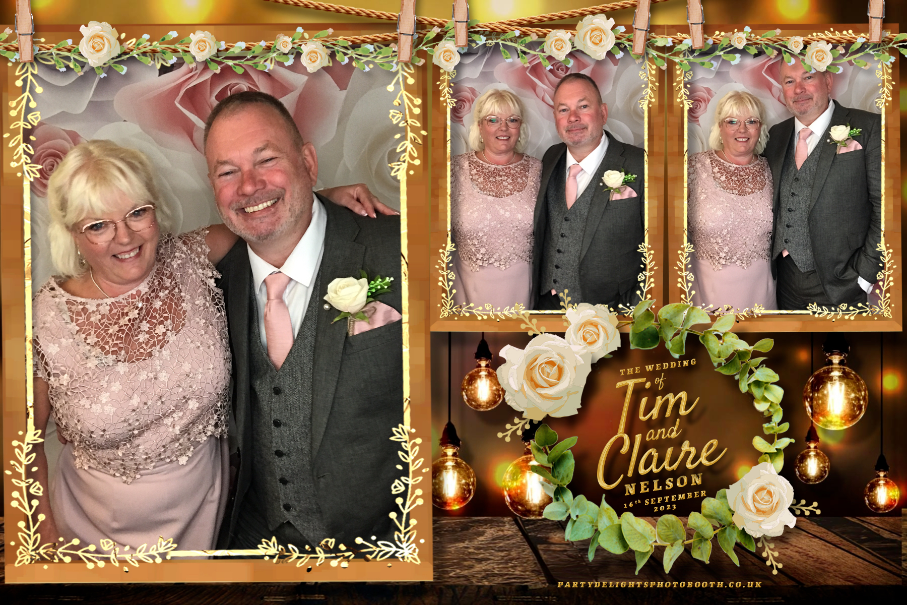 Tim & Claire’s wedding | View more photos from the event at gallery.partydelightsphotobooth.co.uk/u/PartyDelightsPhotoBooth/Tim-Claire’s-wedding