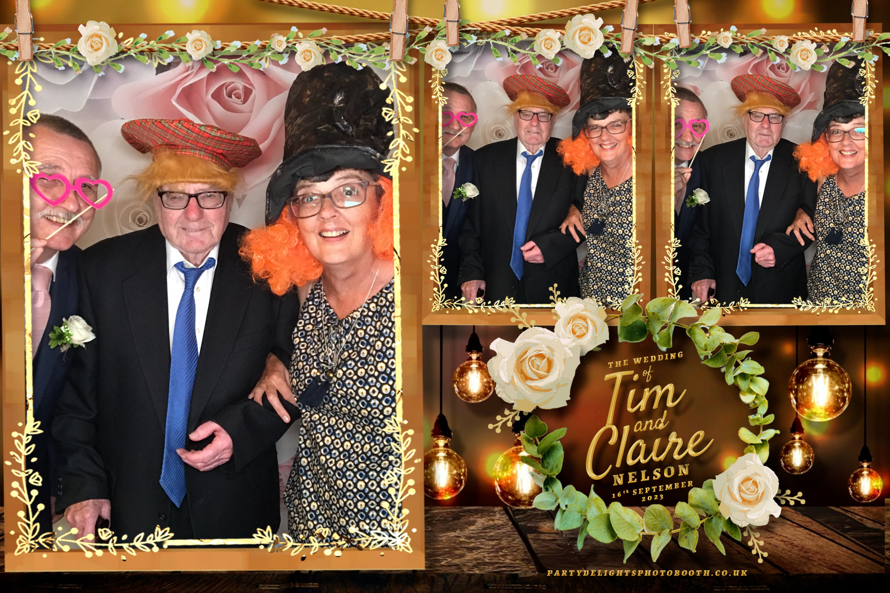 Tim & Claire’s wedding | View more photos from the event at gallery.partydelightsphotobooth.co.uk/u/PartyDelightsPhotoBooth/Tim-Claire’s-wedding