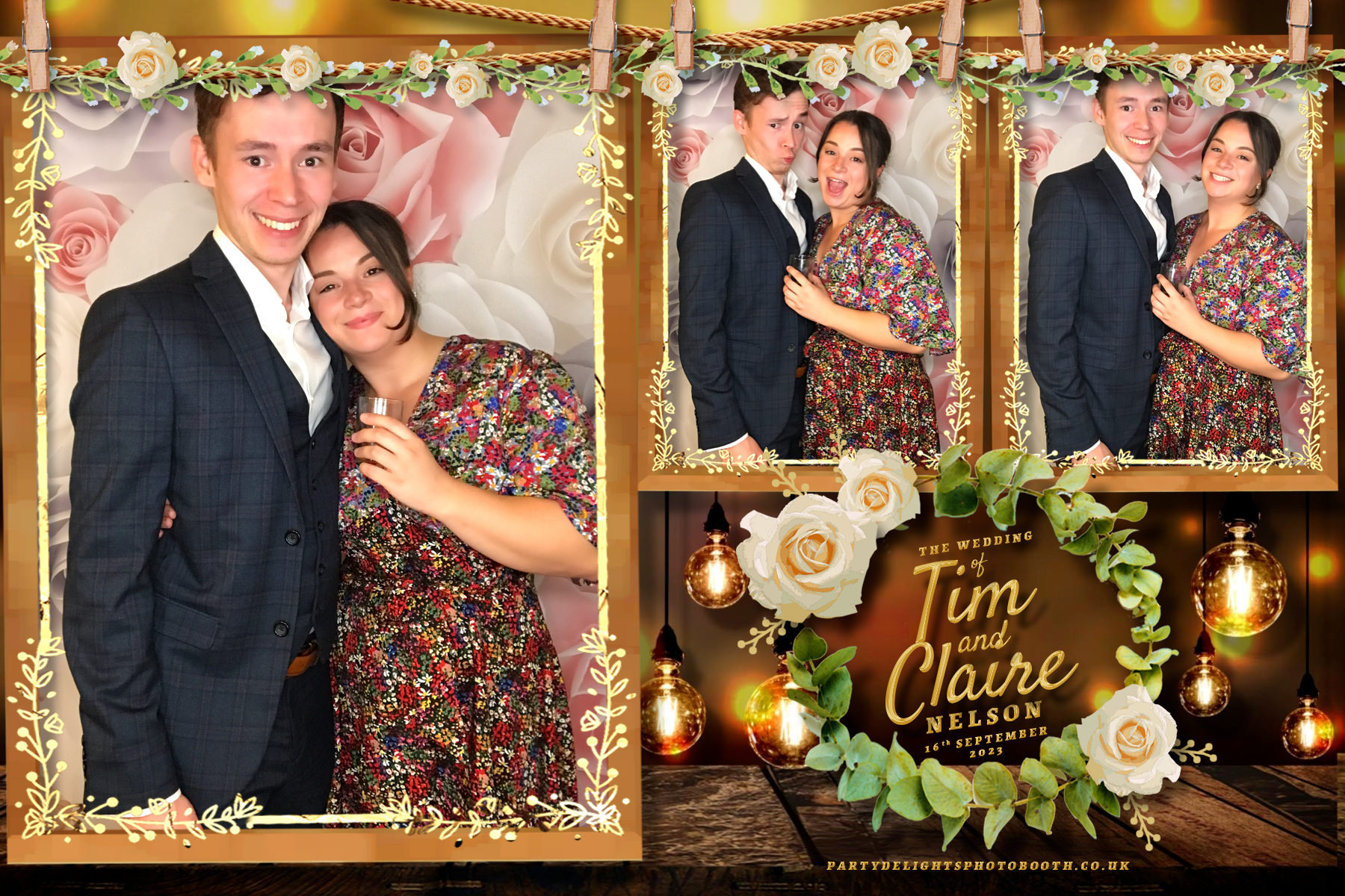 Tim & Claire’s wedding | View more photos from the event at gallery.partydelightsphotobooth.co.uk/u/PartyDelightsPhotoBooth/Tim-Claire’s-wedding