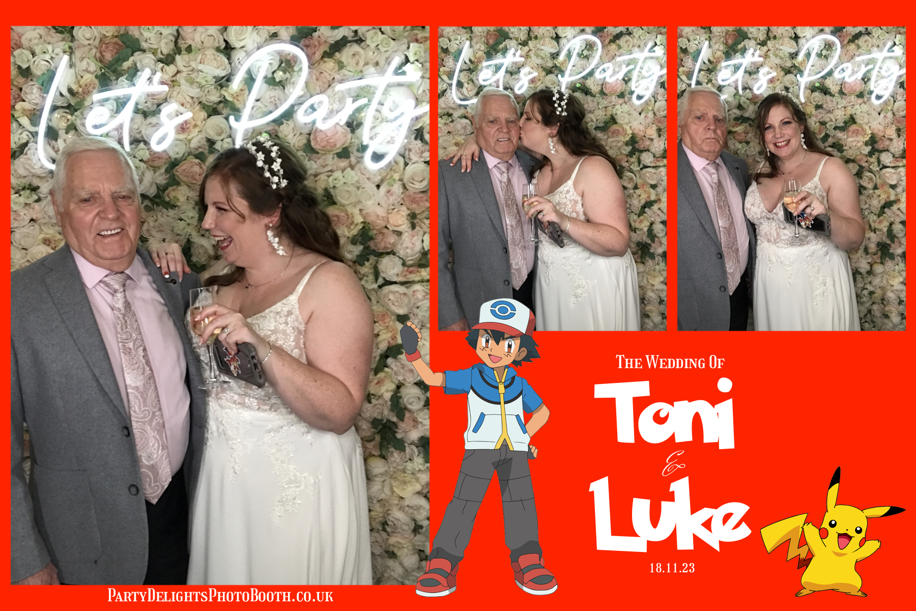 Toni and Luke's Wedding | View more photos from the event at gallery.partydelightsphotobooth.co.uk/u/PartyDelightsPhotoBooth/Toni-and-Lukes-Wedding