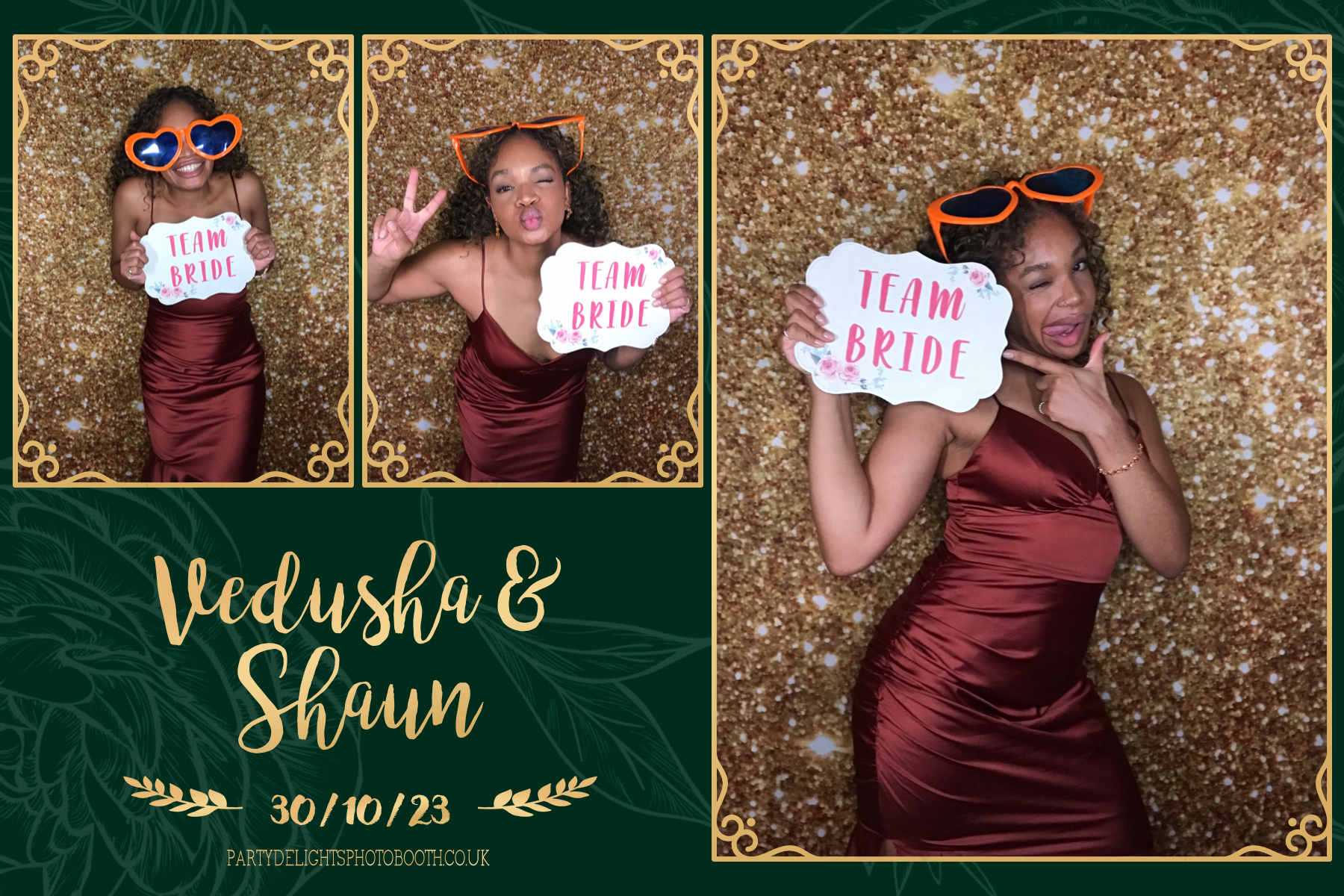 Vedusha & Shaun's Wedding | View more photos from the event at gallery.partydelightsphotobooth.co.uk/u/PartyDelightsPhotoBooth/Vedusha-Shauns-Wedding