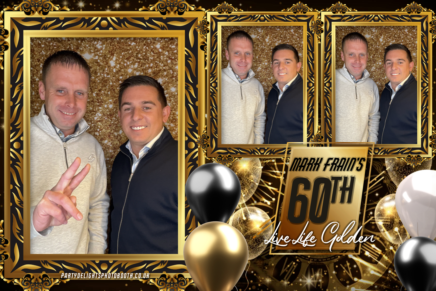 60th birthday party | View more photos from the event at gallery.partydelightsphotobooth.co.uk/u/PartyDelightsPhotoBooth/60th-birthday-party