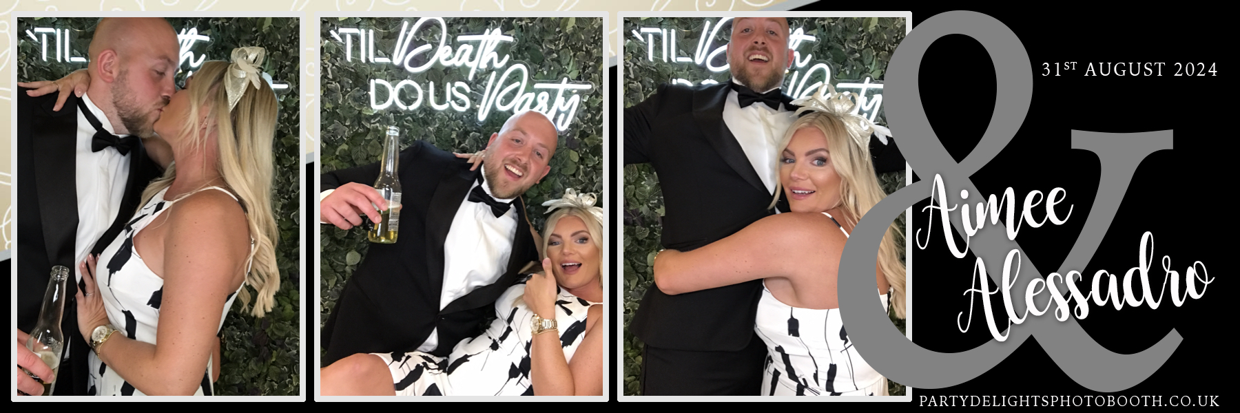 Aimee & Alex's Wedding | View more photos from the event at gallery.partydelightsphotobooth.co.uk/u/PartyDelightsPhotoBooth/Aimee-Alexs-Wedding