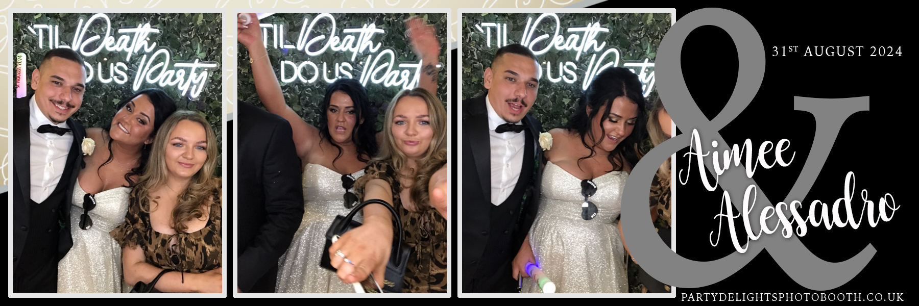 Aimee & Alex's Wedding | View more photos from the event at gallery.partydelightsphotobooth.co.uk/u/PartyDelightsPhotoBooth/Aimee-Alexs-Wedding