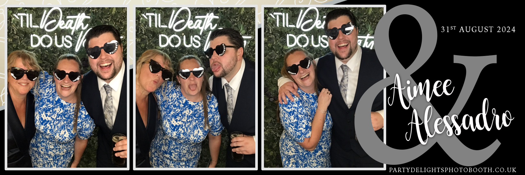 Aimee & Alex's Wedding | View more photos from the event at gallery.partydelightsphotobooth.co.uk/u/PartyDelightsPhotoBooth/Aimee-Alexs-Wedding