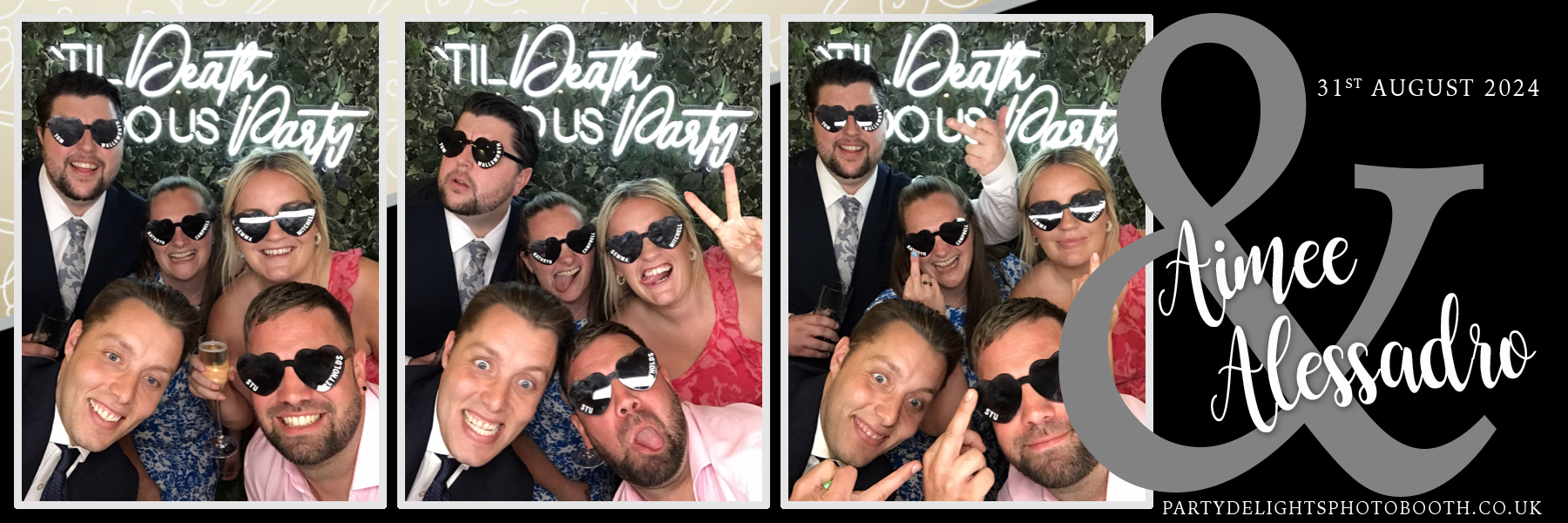 Aimee & Alex's Wedding | View more photos from the event at gallery.partydelightsphotobooth.co.uk/u/PartyDelightsPhotoBooth/Aimee-Alexs-Wedding