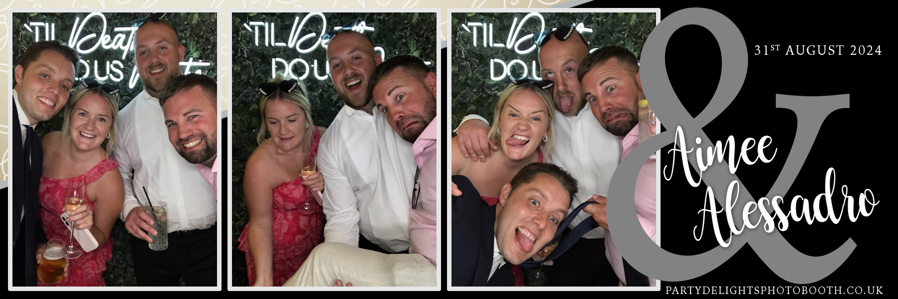 Aimee & Alex's Wedding | View more photos from the event at gallery.partydelightsphotobooth.co.uk/u/PartyDelightsPhotoBooth/Aimee-Alexs-Wedding