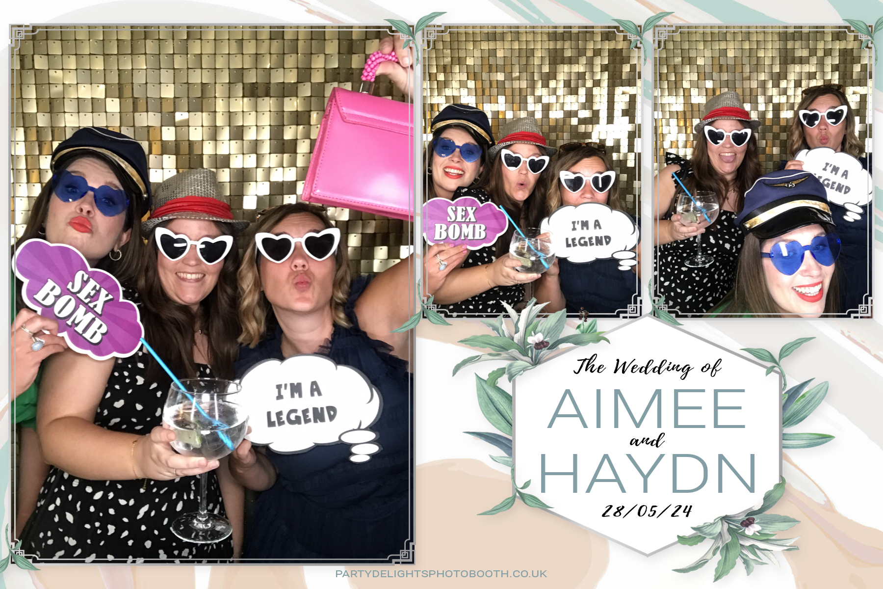 Aimee & Haydn's Wedding | View more photos from the event at gallery.partydelightsphotobooth.co.uk/u/PartyDelightsPhotoBooth/Aimee-Haydns-Wedding