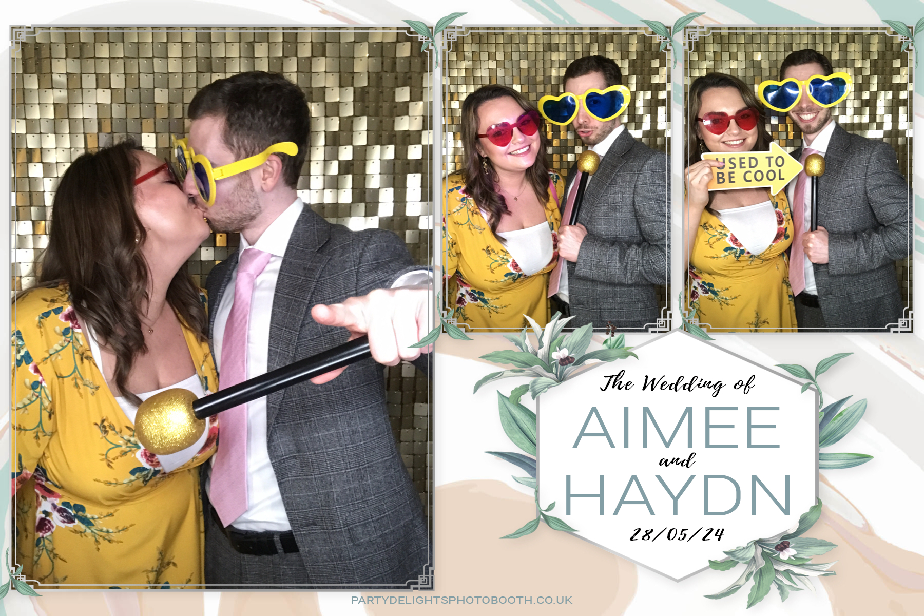 Aimee & Haydn's Wedding | View more photos from the event at gallery.partydelightsphotobooth.co.uk/u/PartyDelightsPhotoBooth/Aimee-Haydns-Wedding
