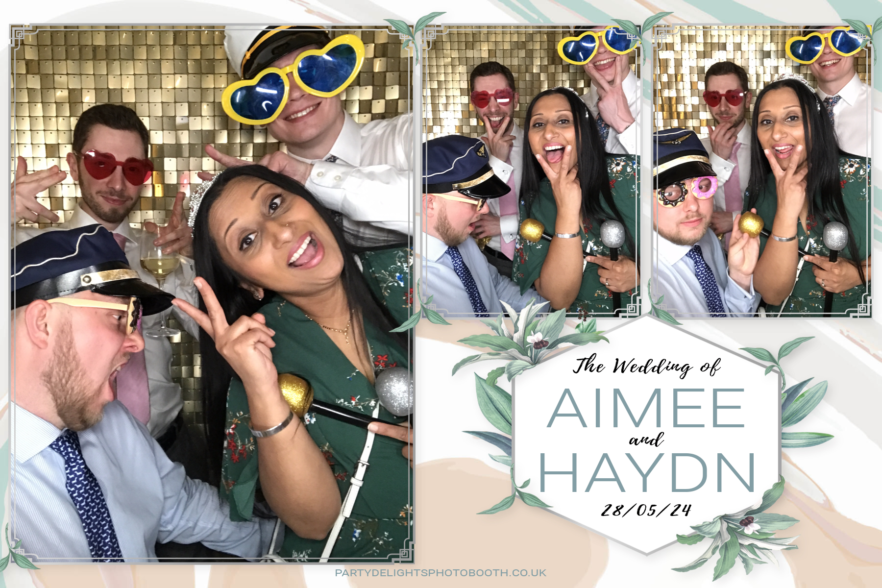 Aimee & Haydn's Wedding | View more photos from the event at gallery.partydelightsphotobooth.co.uk/u/PartyDelightsPhotoBooth/Aimee-Haydns-Wedding