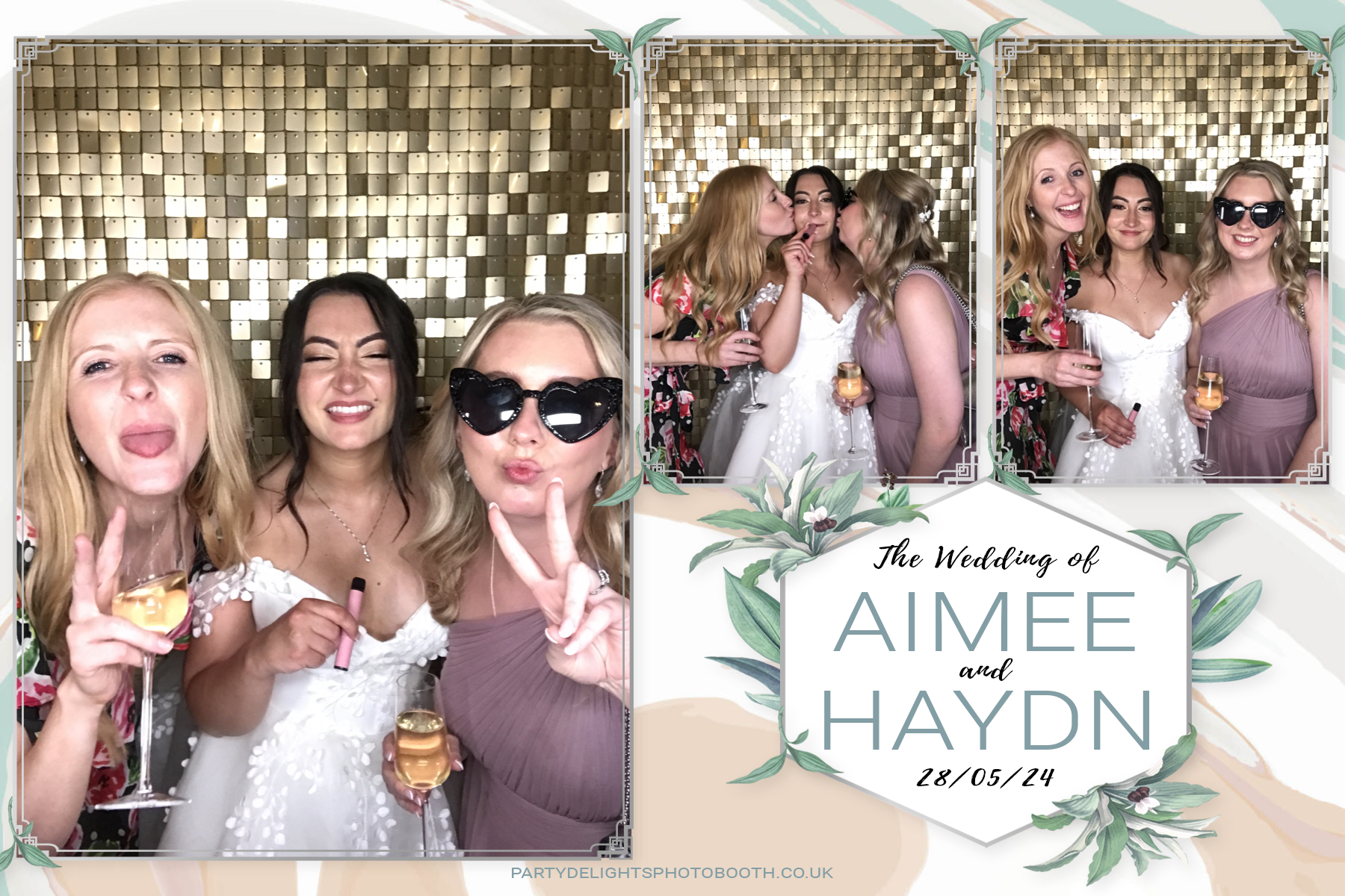 Aimee & Haydn's Wedding | View more photos from the event at gallery.partydelightsphotobooth.co.uk/u/PartyDelightsPhotoBooth/Aimee-Haydns-Wedding