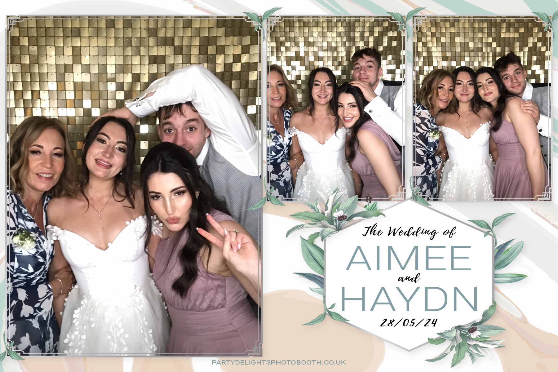 Aimee & Haydn's Wedding | View more photos from the event at gallery.partydelightsphotobooth.co.uk/u/PartyDelightsPhotoBooth/Aimee-Haydns-Wedding