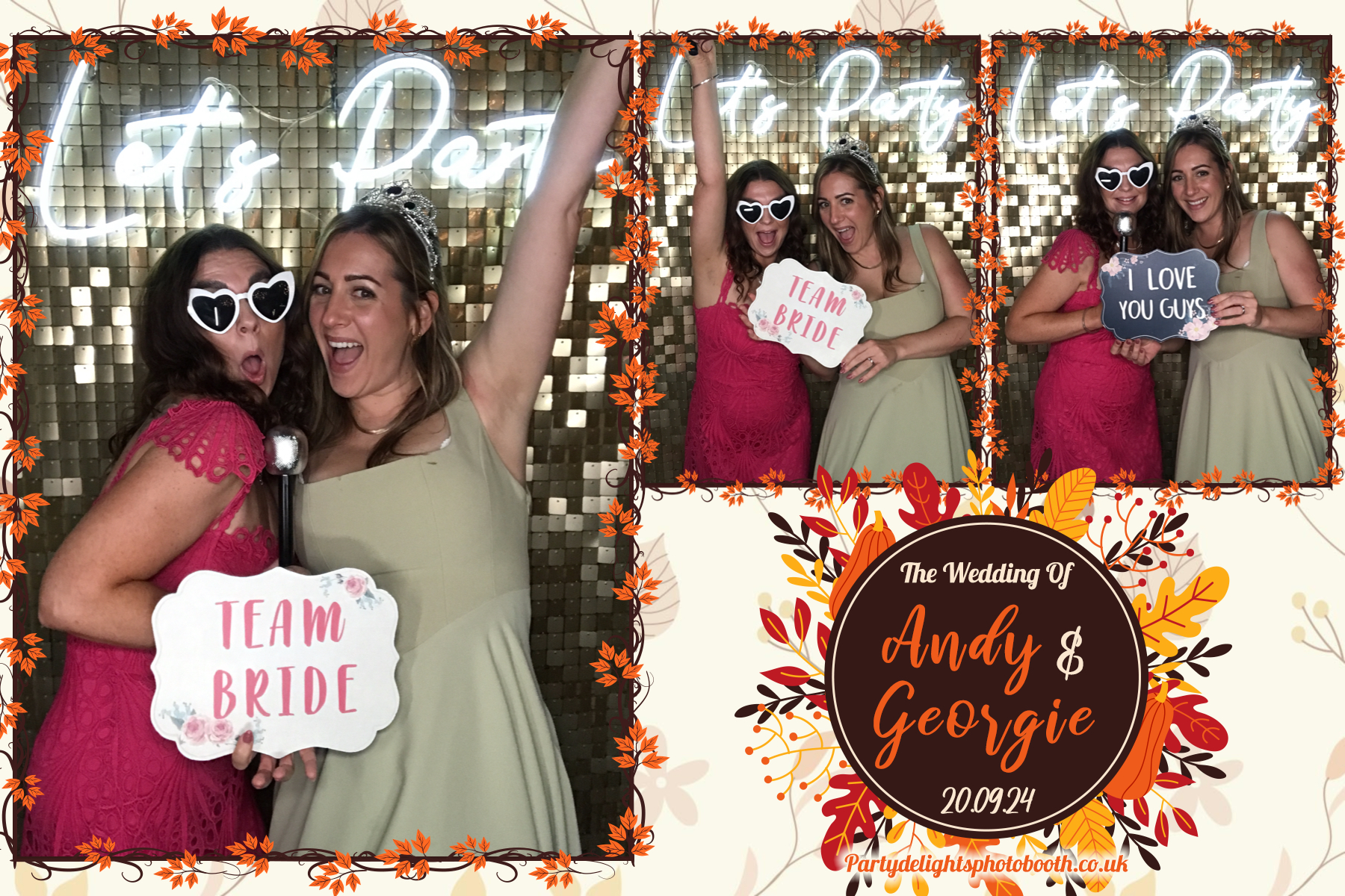 Andy & Georgie's Wedding | View more photos from the event at gallery.partydelightsphotobooth.co.uk/u/PartyDelightsPhotoBooth/Andy-Georgies-Wedding