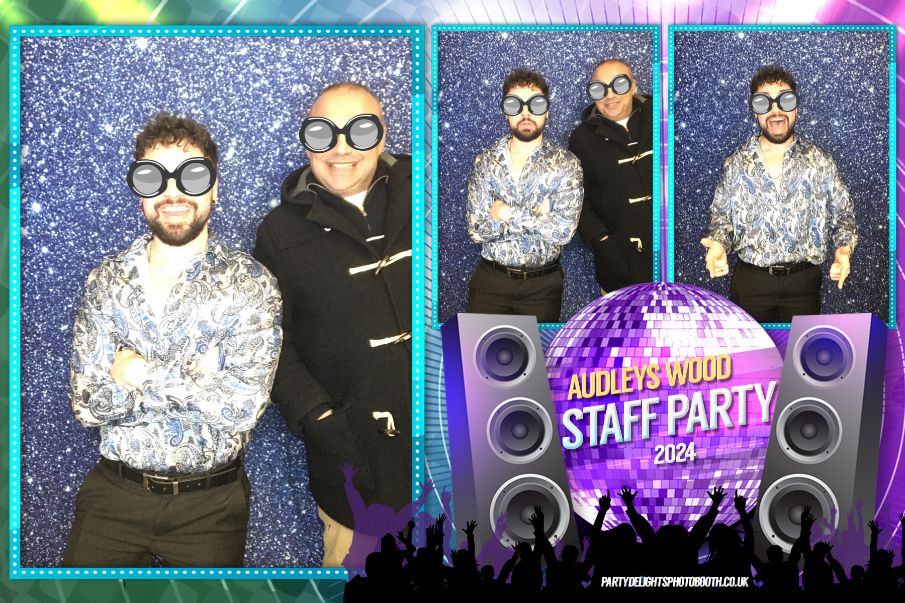 Audleys Wood Hotel - Disco themed Staff Party 2024 | View more photos from the event at gallery.partydelightsphotobooth.co.uk/u/PartyDelightsPhotoBooth/Audleys-Wood-Hotel-Disco-themed-Staff-Party-2024