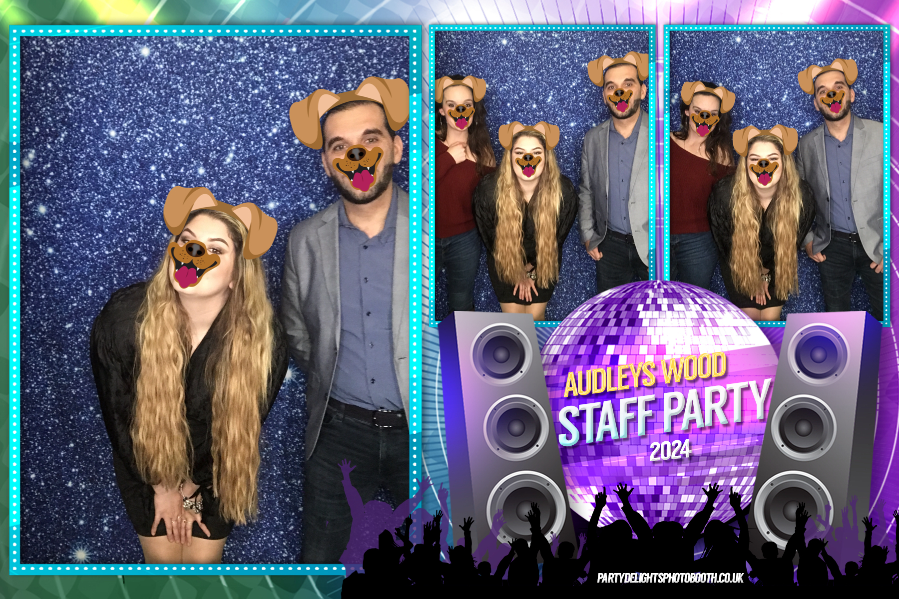 Audleys Wood Hotel - Disco themed Staff Party 2024 | View more photos from the event at gallery.partydelightsphotobooth.co.uk/u/PartyDelightsPhotoBooth/Audleys-Wood-Hotel-Disco-themed-Staff-Party-2024
