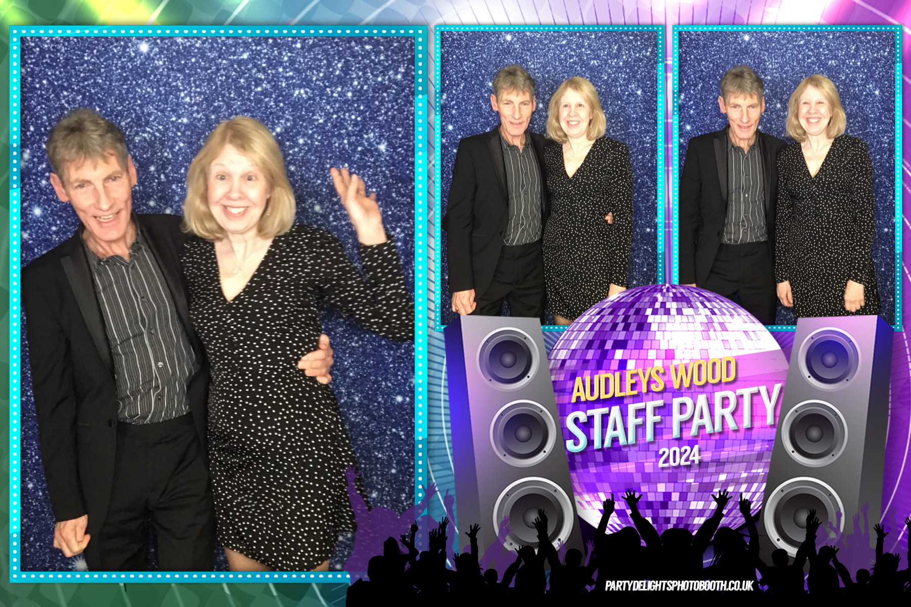 Audleys Wood Hotel - Disco themed Staff Party 2024 | View more photos from the event at gallery.partydelightsphotobooth.co.uk/u/PartyDelightsPhotoBooth/Audleys-Wood-Hotel-Disco-themed-Staff-Party-2024