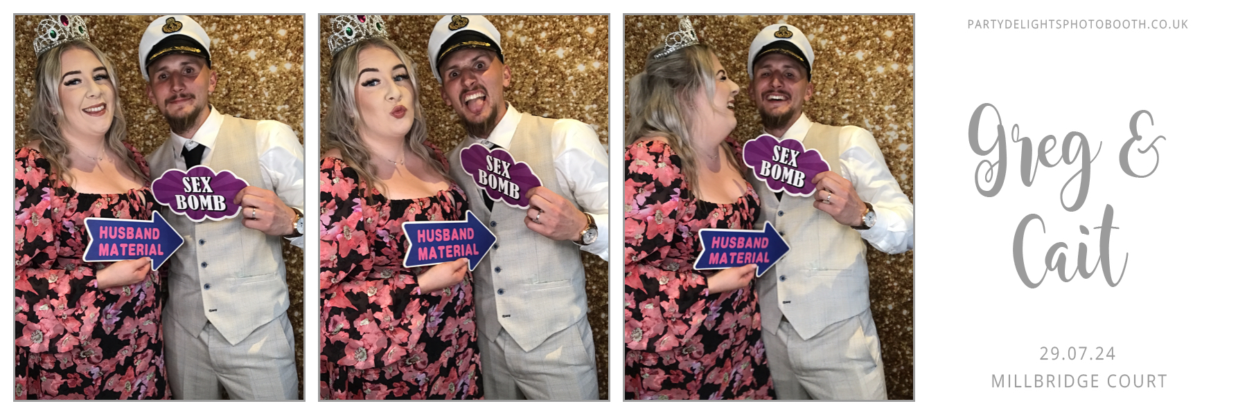 Cait and Greg's Wedding | View more photos from the event at gallery.partydelightsphotobooth.co.uk/u/PartyDelightsPhotoBooth/Cait-and-Gregs-Wedding