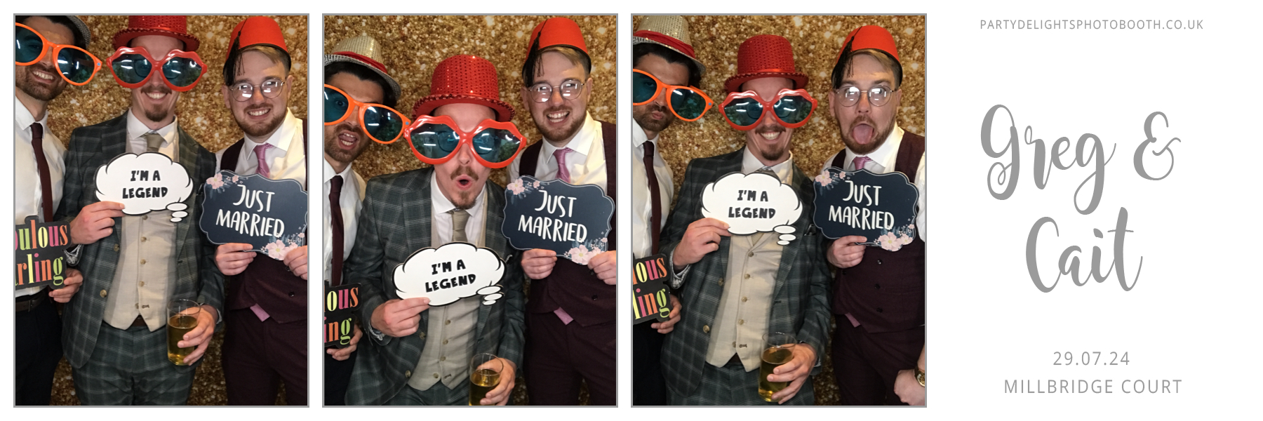 Cait and Greg's Wedding | View more photos from the event at gallery.partydelightsphotobooth.co.uk/u/PartyDelightsPhotoBooth/Cait-and-Gregs-Wedding