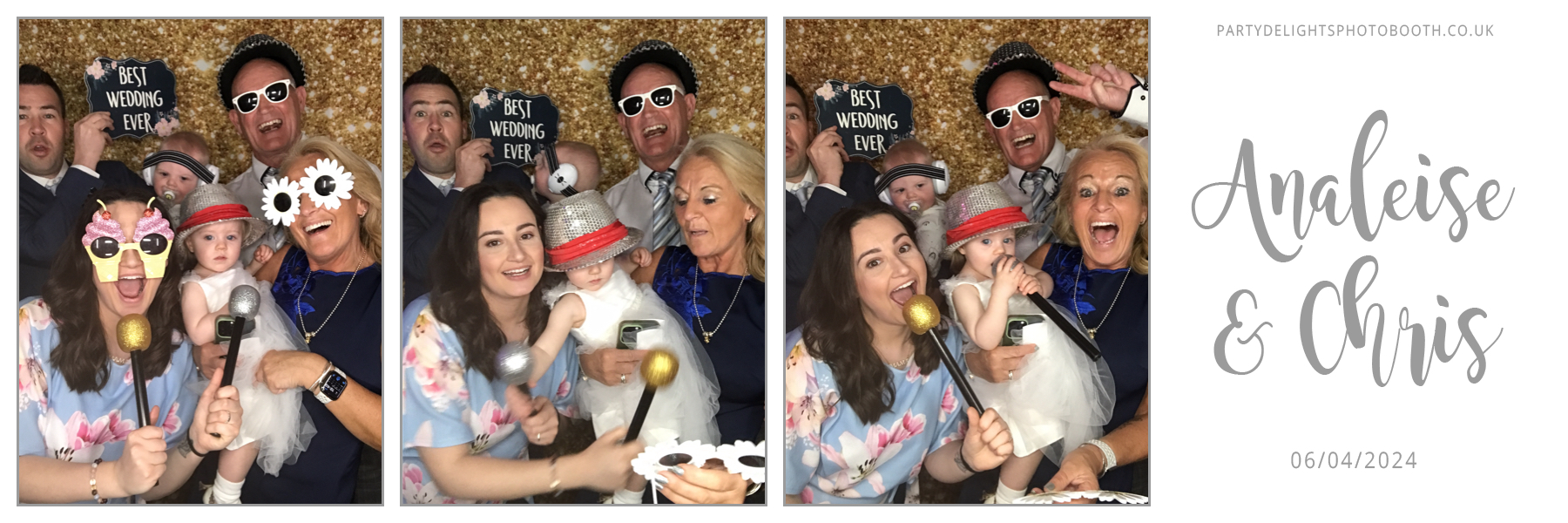 Chris & Analeise's Wedding | View more photos from the event at gallery.partydelightsphotobooth.co.uk/u/PartyDelightsPhotoBooth/Chris-Analeises-Wedding