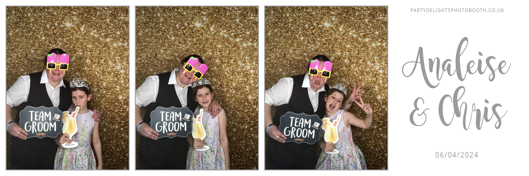 Chris & Analeise's Wedding | View more photos from the event at gallery.partydelightsphotobooth.co.uk/u/PartyDelightsPhotoBooth/Chris-Analeises-Wedding