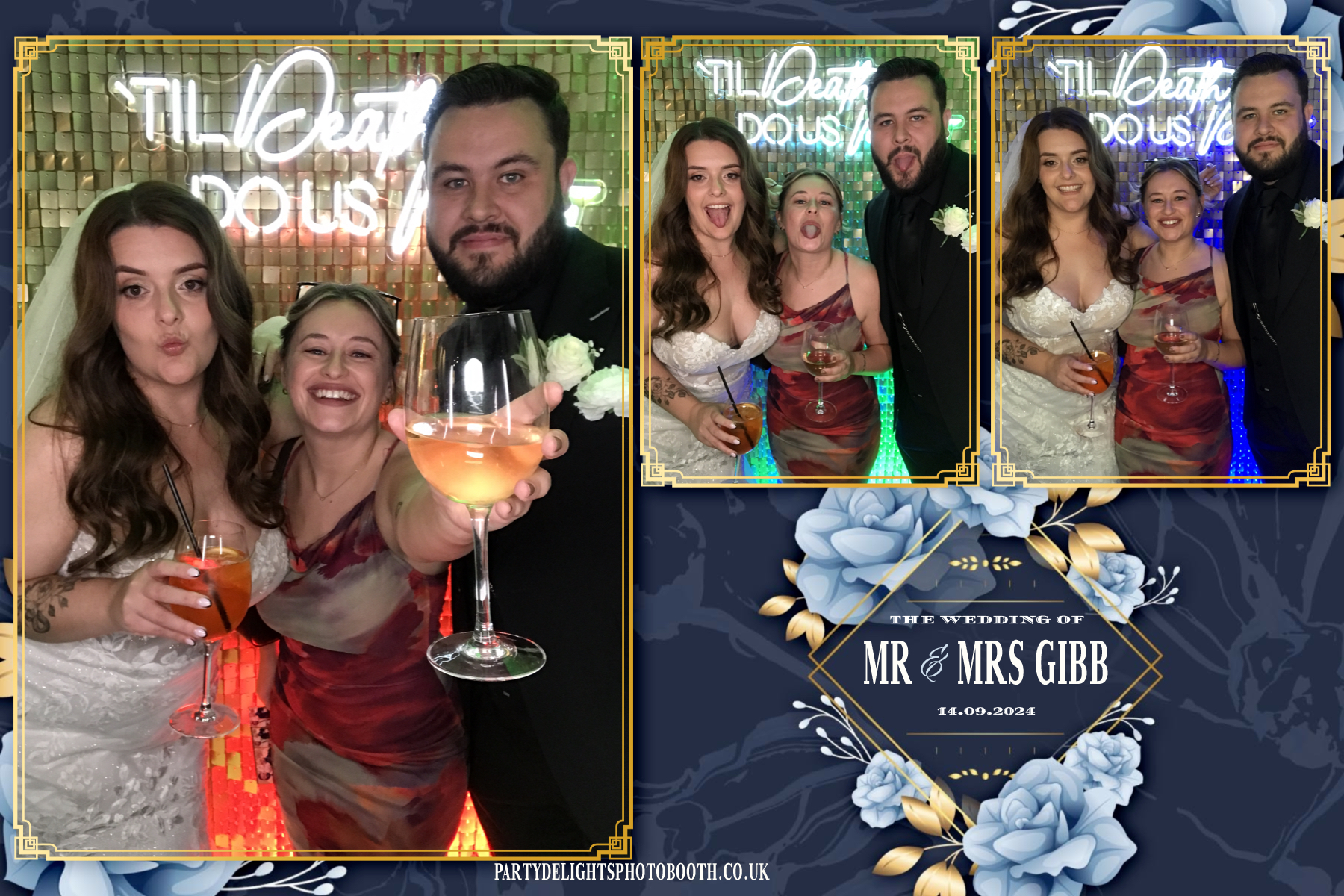 Chris Gibb & Bethan Bowdrey | View more photos from the event at gallery.partydelightsphotobooth.co.uk/u/PartyDelightsPhotoBooth/Chris-Gibb-Bethan-Bowdrey