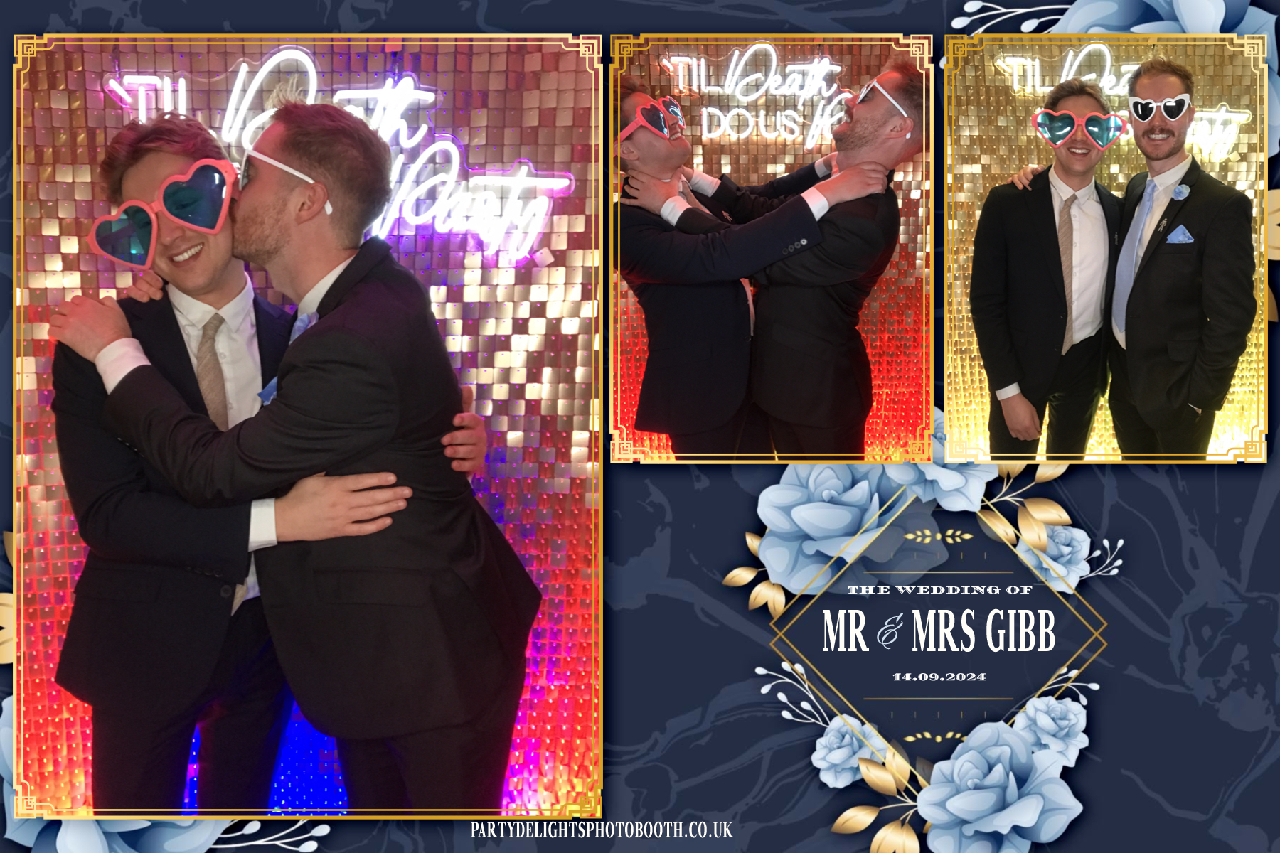 Chris Gibb & Bethan Bowdrey | View more photos from the event at gallery.partydelightsphotobooth.co.uk/u/PartyDelightsPhotoBooth/Chris-Gibb-Bethan-Bowdrey