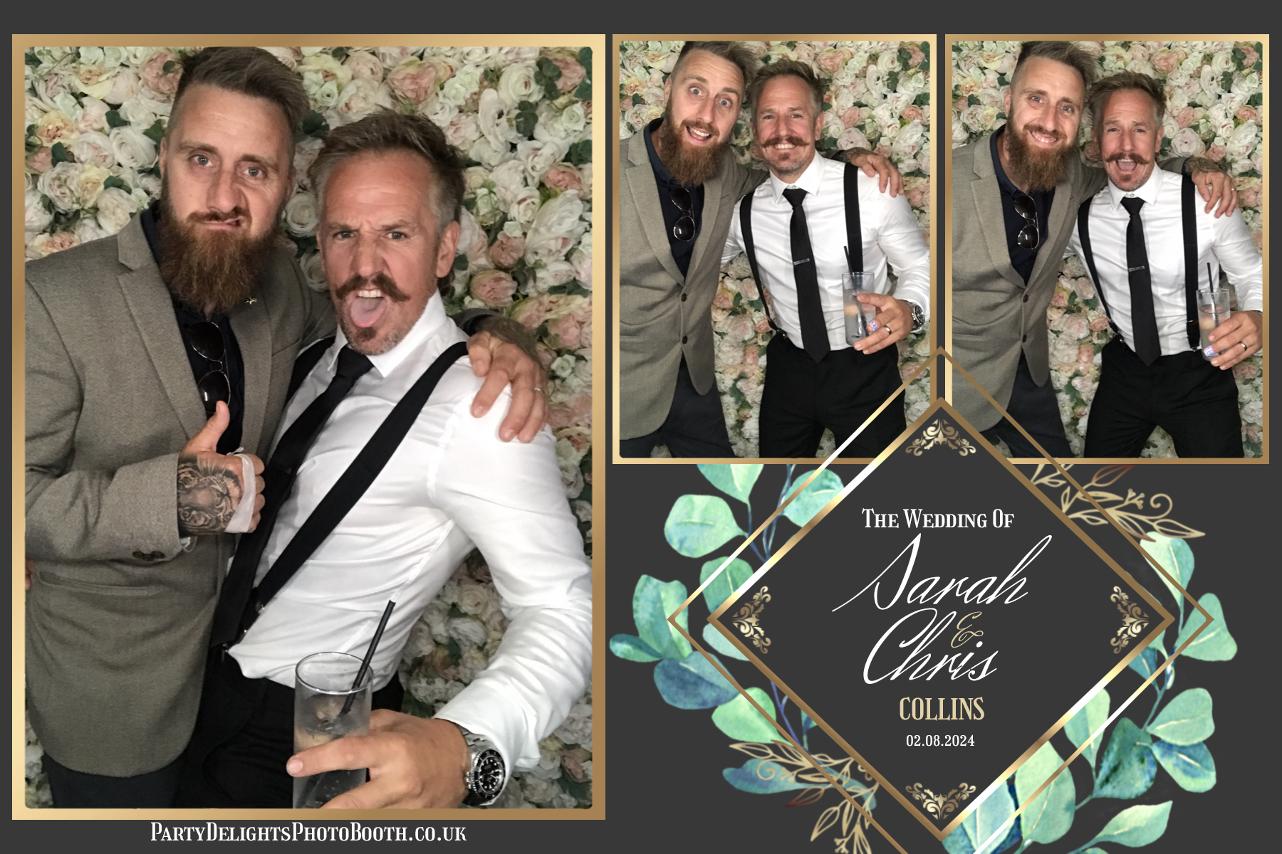 Chris and Sarah’s wedding | View more photos from the event at gallery.partydelightsphotobooth.co.uk/u/PartyDelightsPhotoBooth/Chris-and-Sarah’s-wedding