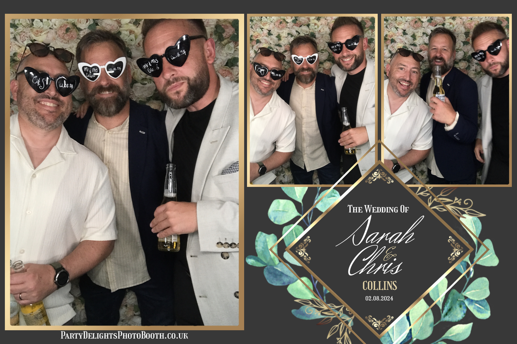Chris and Sarah’s wedding | View more photos from the event at gallery.partydelightsphotobooth.co.uk/u/PartyDelightsPhotoBooth/Chris-and-Sarah’s-wedding