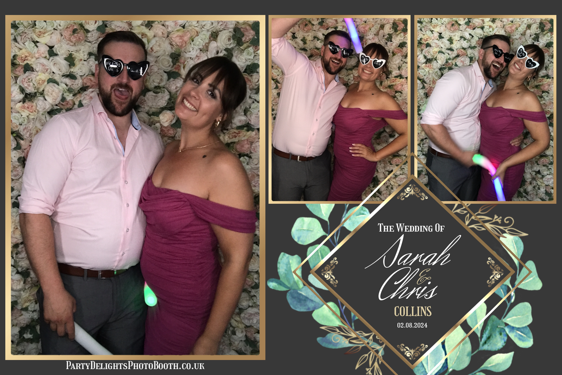 Chris and Sarah’s wedding | View more photos from the event at gallery.partydelightsphotobooth.co.uk/u/PartyDelightsPhotoBooth/Chris-and-Sarah’s-wedding