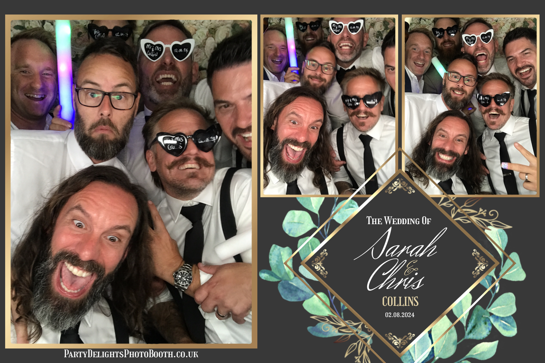 Chris and Sarah’s wedding | View more photos from the event at gallery.partydelightsphotobooth.co.uk/u/PartyDelightsPhotoBooth/Chris-and-Sarah’s-wedding