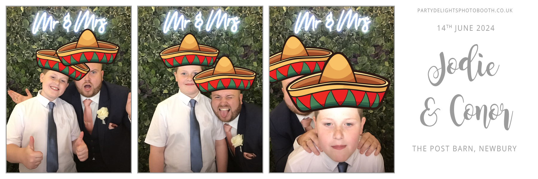 Conor & Jodie’s Wedding | View more photos from the event at gallery.partydelightsphotobooth.co.uk/u/PartyDelightsPhotoBooth/Conor-Jodie’s-Wedding