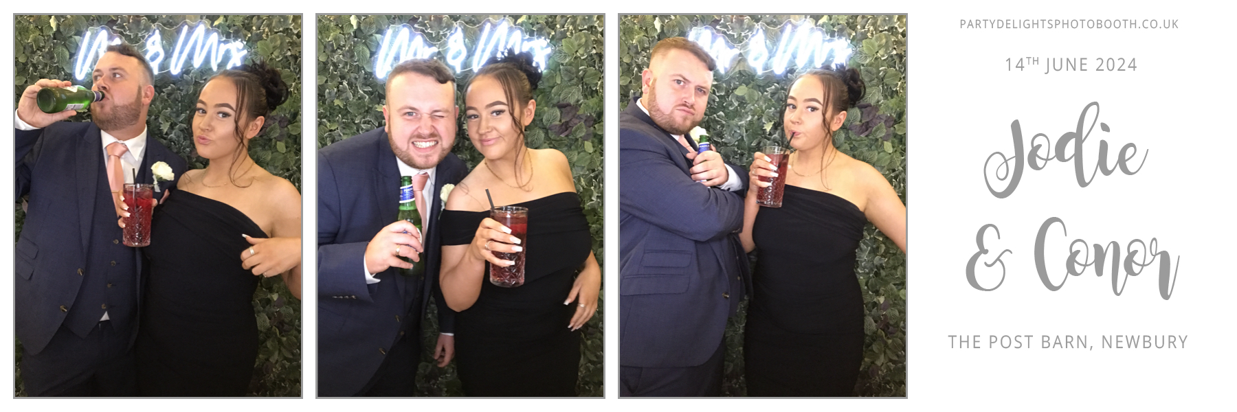 Conor & Jodie’s Wedding | View more photos from the event at gallery.partydelightsphotobooth.co.uk/u/PartyDelightsPhotoBooth/Conor-Jodie’s-Wedding