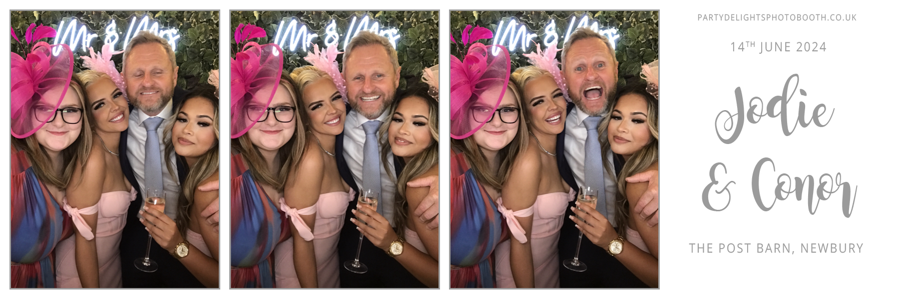 Conor & Jodie’s Wedding | View more photos from the event at gallery.partydelightsphotobooth.co.uk/u/PartyDelightsPhotoBooth/Conor-Jodie’s-Wedding