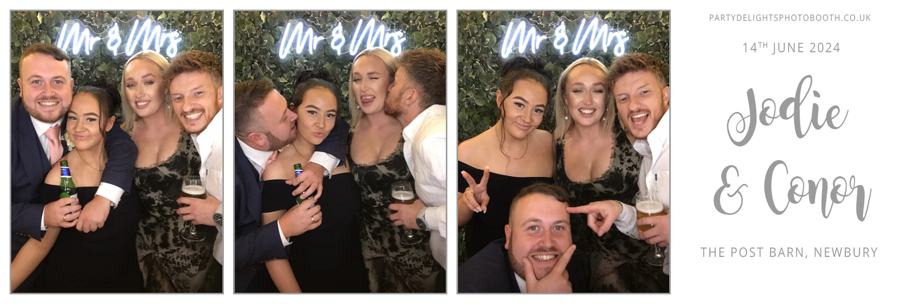 Conor & Jodie’s Wedding | View more photos from the event at gallery.partydelightsphotobooth.co.uk/u/PartyDelightsPhotoBooth/Conor-Jodie’s-Wedding