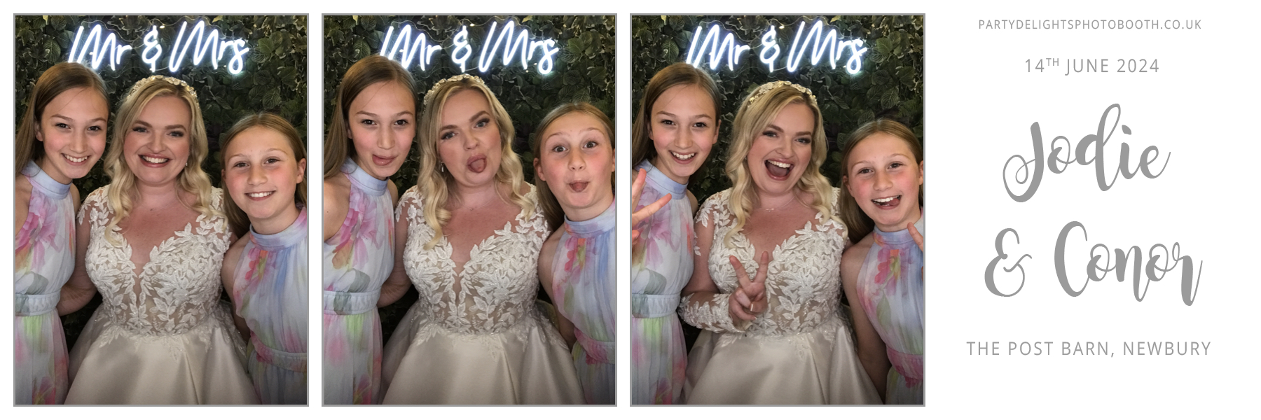 Conor & Jodie’s Wedding | View more photos from the event at gallery.partydelightsphotobooth.co.uk/u/PartyDelightsPhotoBooth/Conor-Jodie’s-Wedding