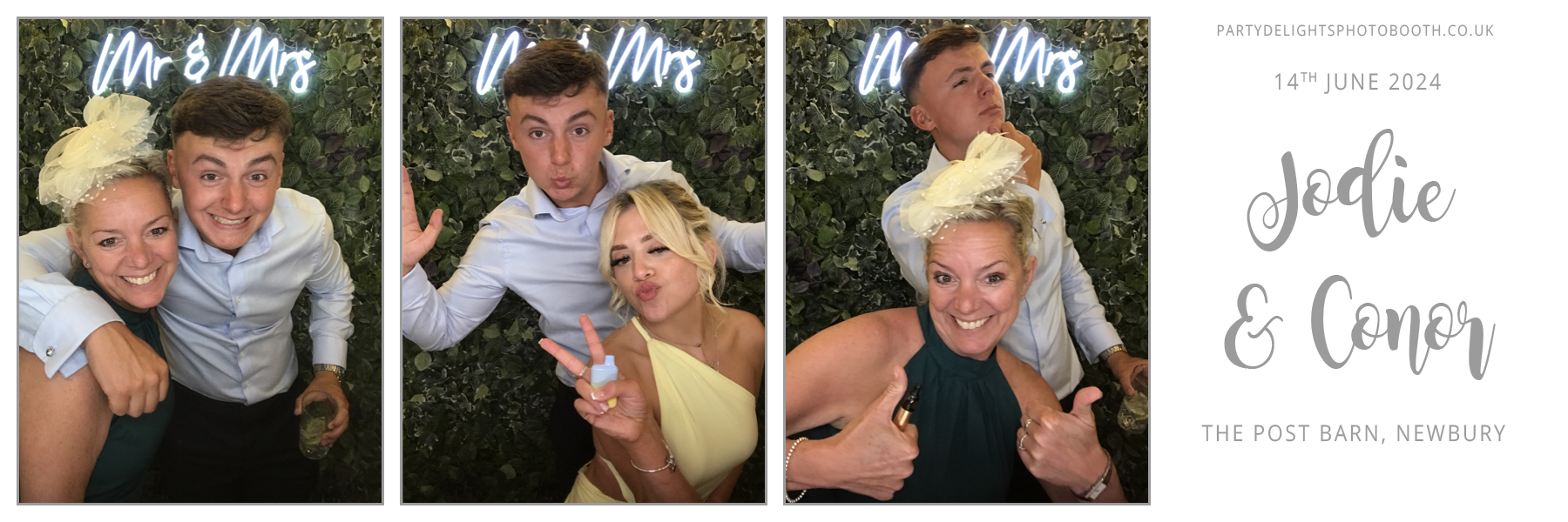 Conor & Jodie’s Wedding | View more photos from the event at gallery.partydelightsphotobooth.co.uk/u/PartyDelightsPhotoBooth/Conor-Jodie’s-Wedding