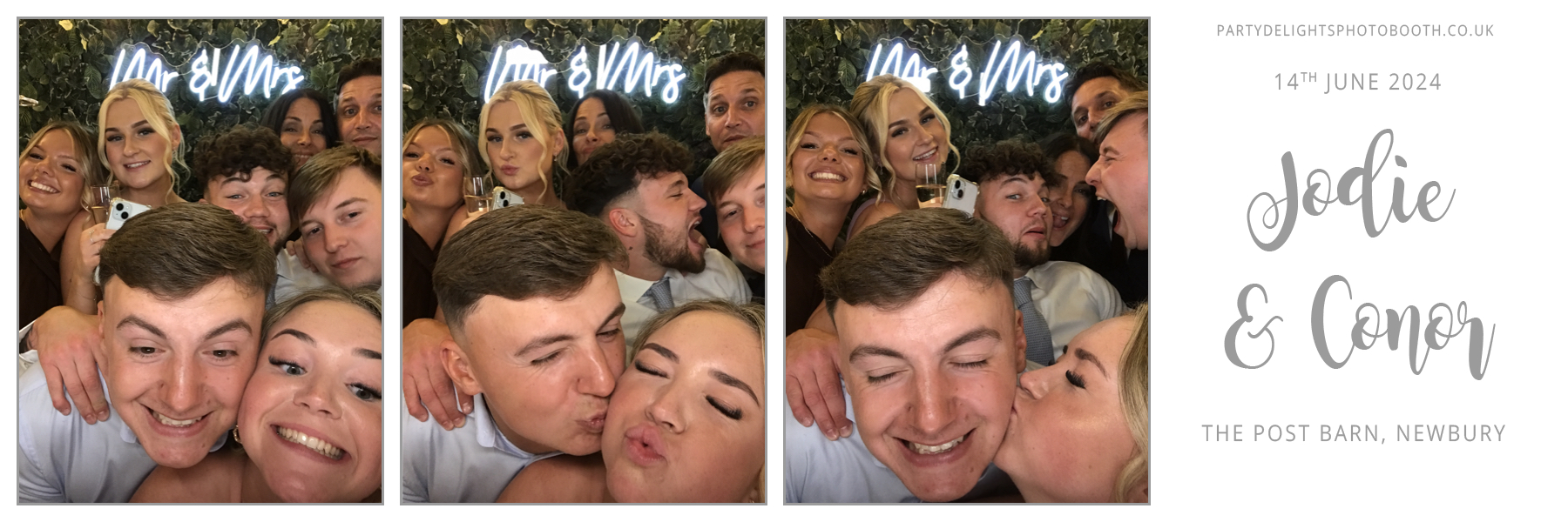 Conor & Jodie’s Wedding | View more photos from the event at gallery.partydelightsphotobooth.co.uk/u/PartyDelightsPhotoBooth/Conor-Jodie’s-Wedding