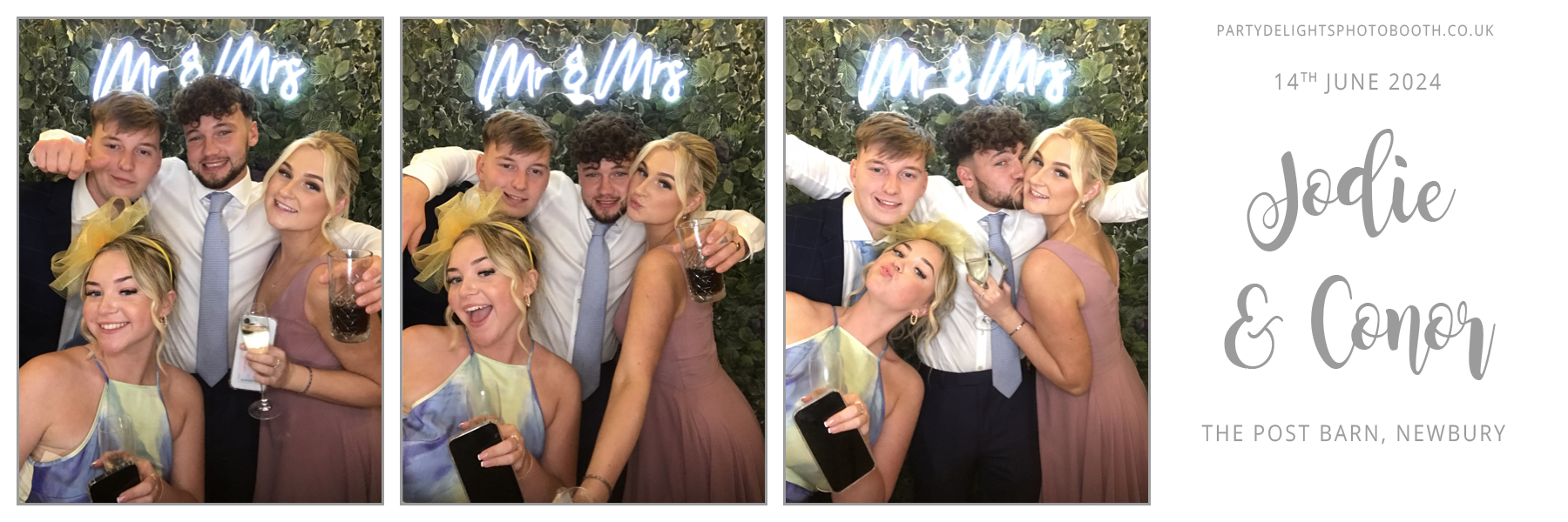 Conor & Jodie’s Wedding | View more photos from the event at gallery.partydelightsphotobooth.co.uk/u/PartyDelightsPhotoBooth/Conor-Jodie’s-Wedding